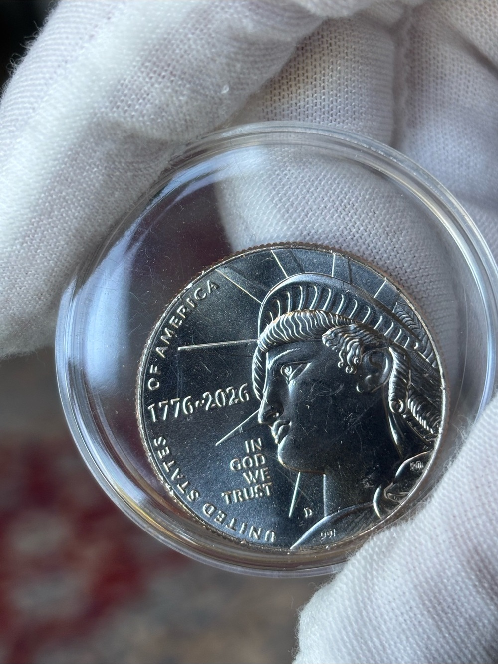 BU- Enduring Liberty 2026 Half Dollar Commemorative Coin - US Mint D